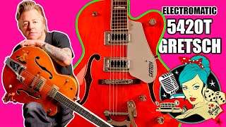 Video thumbnail for Gretsch Electromatic 5420t Orange Stain - Sound Check Review by Dean Wingerter