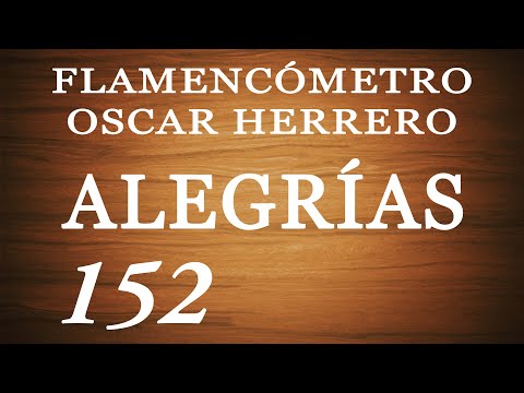 Metrónomo Flamenco - Alegrías 152 - Flamencómetro Oscar Herrero