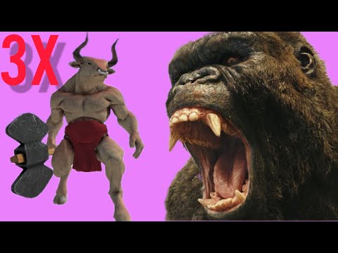ARBS mobile | Animal Revolt Battle Simulator. 3 Minotaurs VS Goro
