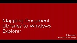 How to use Windows Explorer with SharePoint Online