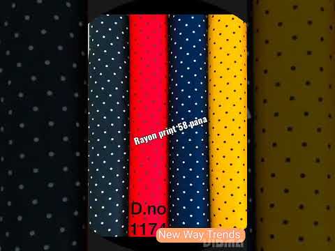 Rayon Digital Printed Fabric