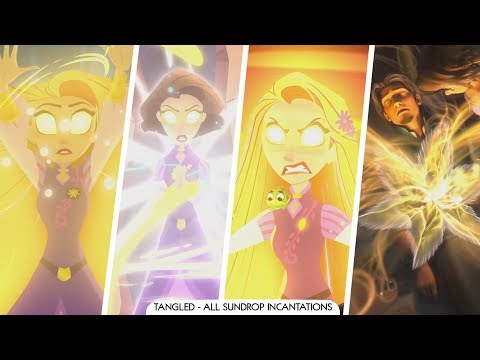 ALL SUNDROP INCANTATIONS - Tangled + Tangled: The Series/Rapunzel's Tangled Adventure