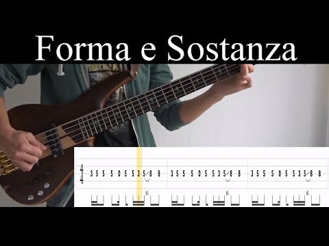 Forma e Sostanza (C.S.I.) - Bass Cover (With Tabs) by Leo Düzey