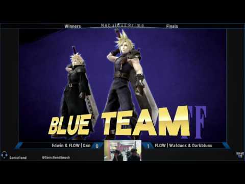 Nebulous Prime Sm4sh Doubles #70: Winners - Finals: Edwin & FLOW | Gen vs. FLOW | Wafduck & Dar