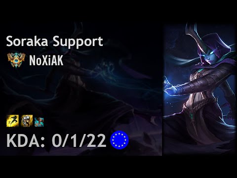 Soraka Support vs Brand - NoXiAK - EUW Challenger Patch 6.17