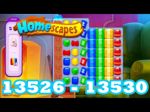 Homescapes Level 13526 - 13530 HD 3 - match puzzle Gameplay | android | IOS | 13527 | 13528 | 13529