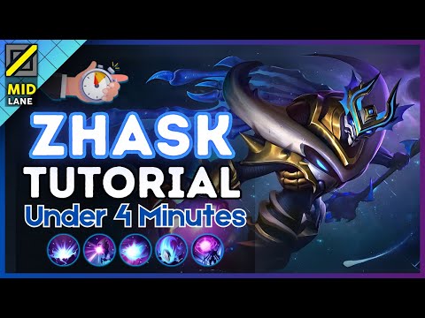 4-Minute Zhask Tutorial in the Mid Lane || (MLBB S35) 2025