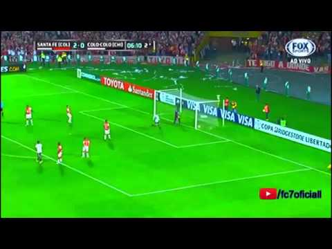 Santa Fé vs Colo Colo 3-1 Resumen y Goles 26/02/15 Libertadores 2015
