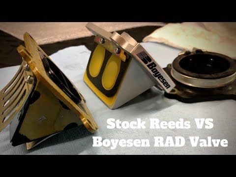 Boyesen RAD Valve VS. Stock Reeds!