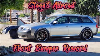 C5 Audi Allroad Front Bumper Removal