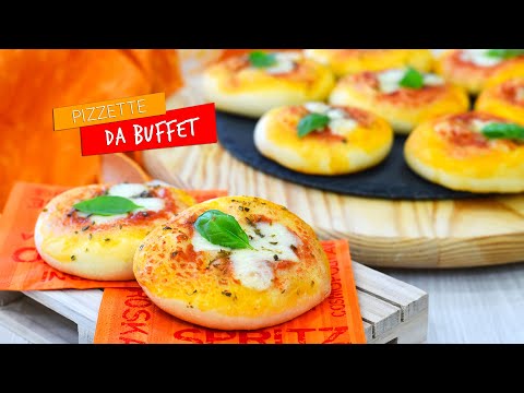 Pizzette da buffet soffici come quelle del bar - Mini pizza bites