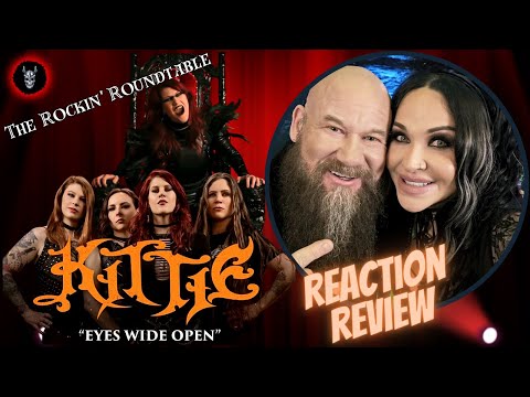 Metal Couple's PURRFECT REACTION and REVIEW  of KITTIE - Eyes Wide Open (Official Music Video)