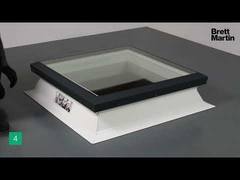 TB401 Powered Opening Flat Glass Rooflight on PVC kerb   Flat Glass installation guide