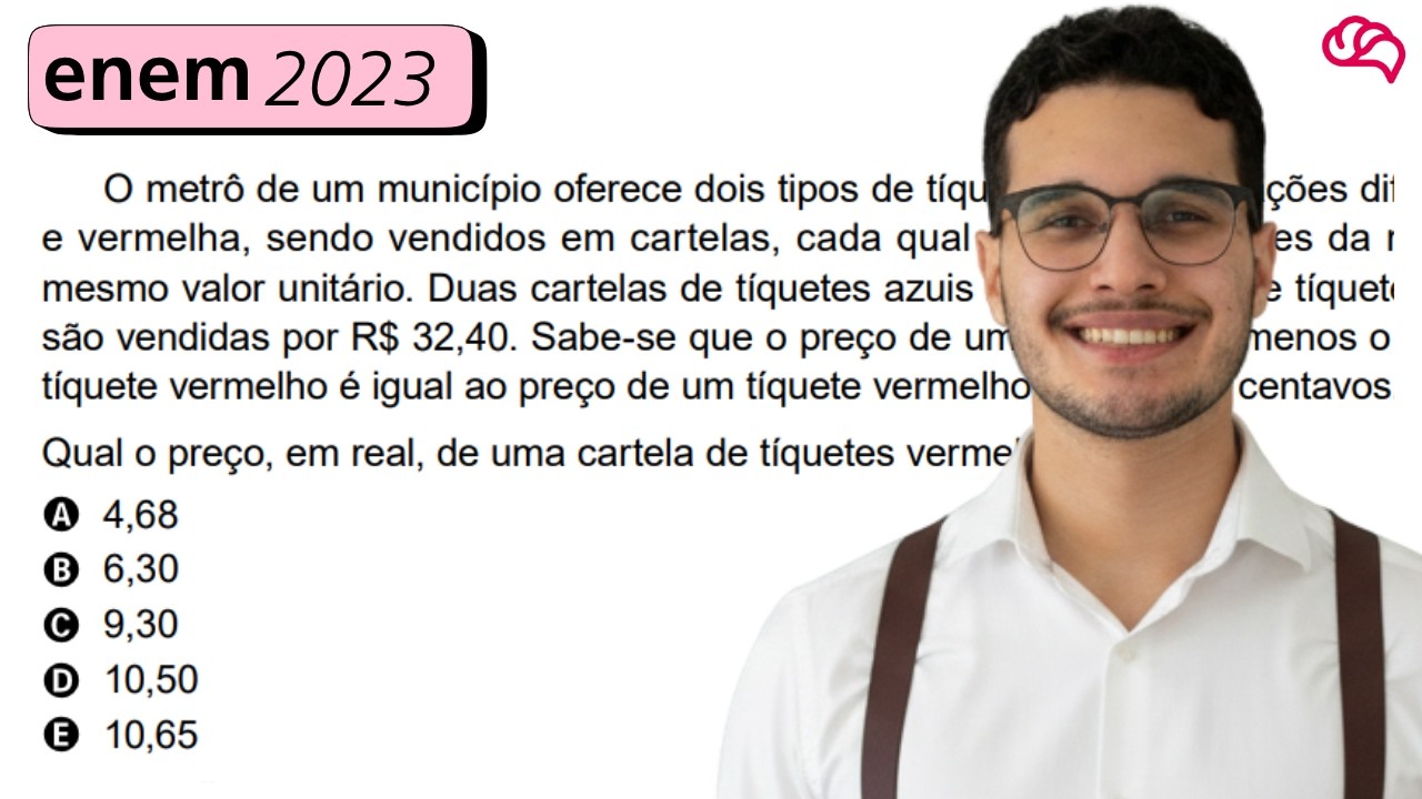 Resolução em Vídeo — Questão 175 ENEM 2023