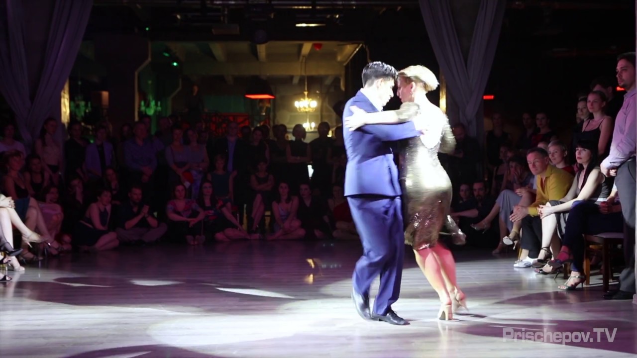 Sara Grdan and Ivan Terrazas, 4-4, Moscow, milonga "Ideal" PLANETANGO 6.04.2018