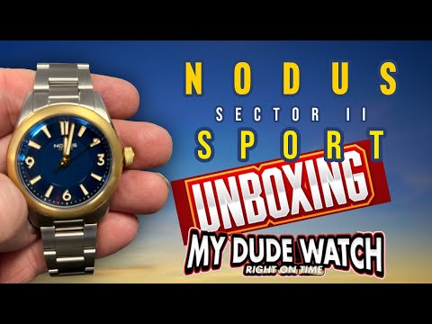 Is This the Perfect Everyday Microbrand Watch? | Nodus Sector II Two-Tone Blue Unboxing
