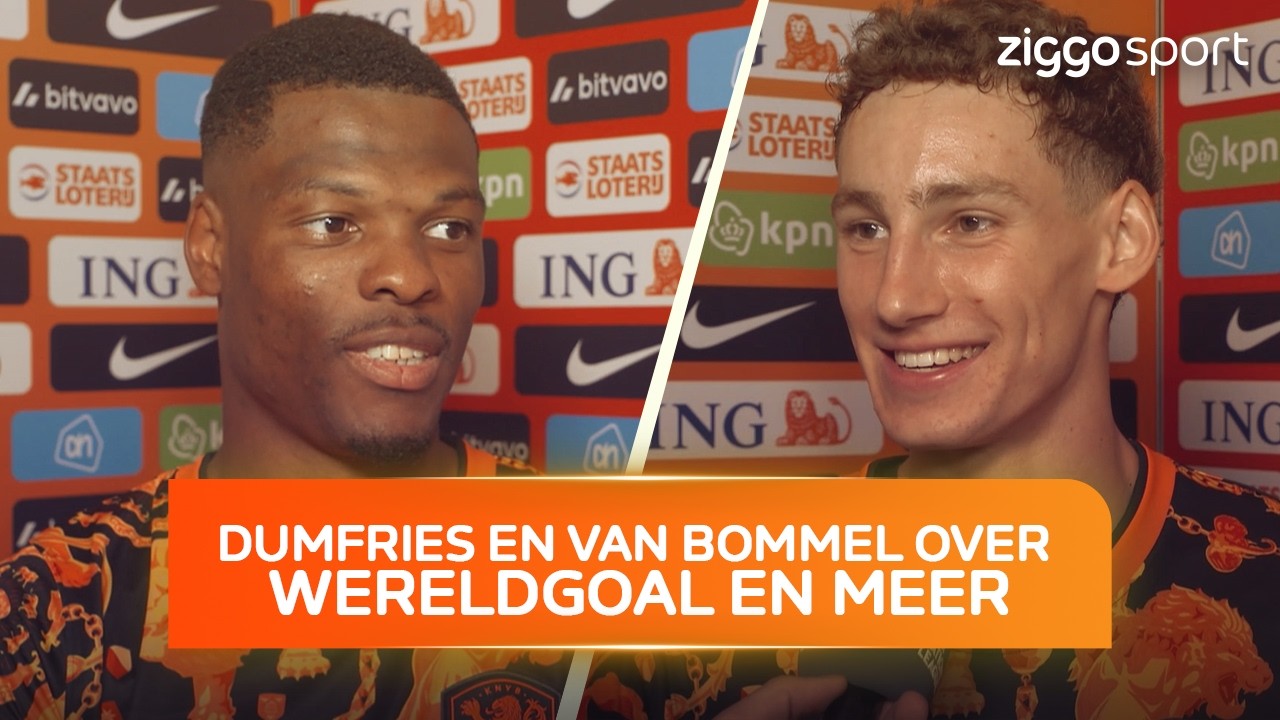 "Hij was eigenlijk precies zoals ik hem wilde" 😍 | Interview met Van Bommel en Dumfries