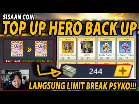 🔥🔥TOP UP HERO BACKUP!! MARI BELANJAKAN & UPGRADE LIMIT BREAK PSYKOS! - ONE PUNCH MAN:The Strongest