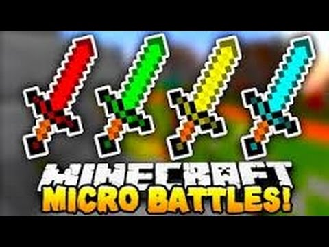 Minecraft - SOLO MICRO BATTLES! #1 - w/ Serious_Ian