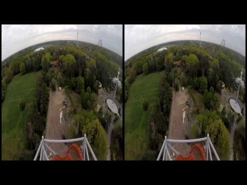 VRin - Virtual Reality Roller Coaster #2 - 3D - SBS - google cardboard