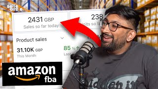 Amazon FBA Podcast: How he made £20,000 In his first month selling on Amazon!