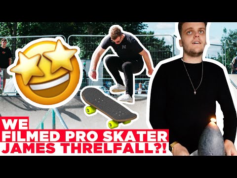 FILMING PRO SKATER JAMES THRELFALL MBE | Vlog 33