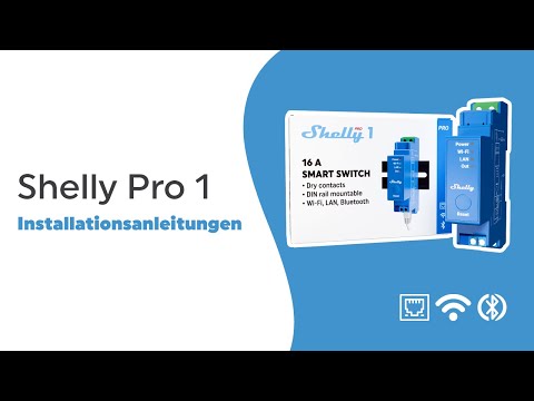 Shelly PRO 1 - Installationsvideo (DE)
