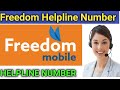 freedom mobile customer service number