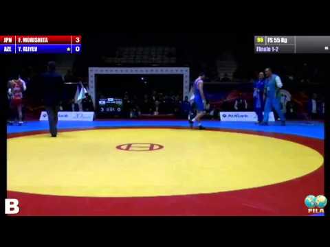 GGP2013 / Fumitaka Morishita (JPN) - Yashar ALIYEV - FS 55 kg gold medal match
