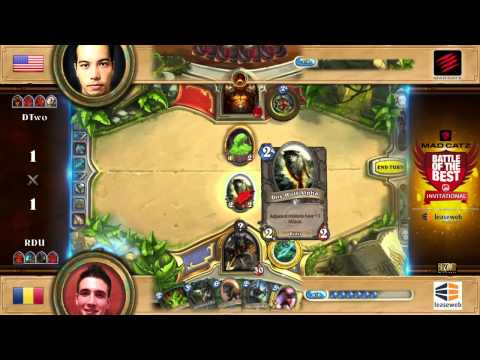 DTwo vs. RDU Winners Round 1 - Mad Catz Battle of the Best Hearthstone Cup #1 - by LeaseWeb