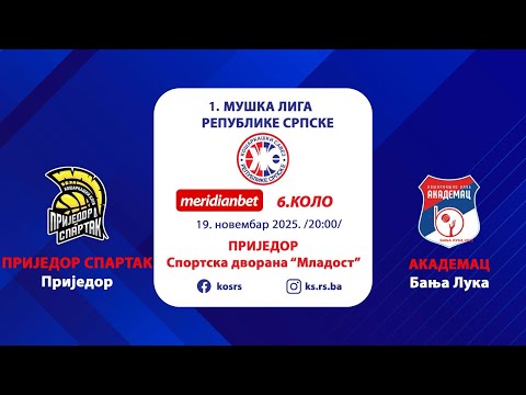 KK PRIJEDOR SPARTAK - KK AKADEMAC