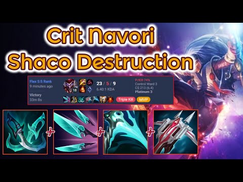 Navori Phantom Dancer - 23 Kills Shaco Ranked [League of Legends] Full Gameplay - Infernal Shaco