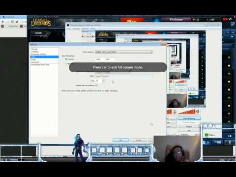 comment regler open broadcaster