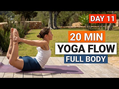 20-minütiger Ganzkörper-Yoga-Flow | Tag 11 – 30-Tage-Yoga-Challenge für Fortgeschrittene
