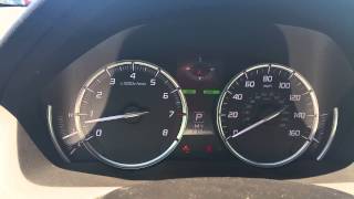 How to turn off the collision mitigation braking system on the TLX Advance.