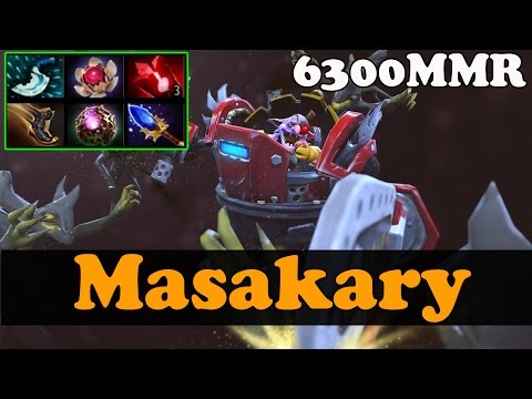 Dota 2 - Masakary 6300 MMR Plays Timbersaw vol 14 - Ranked Match Gameplay