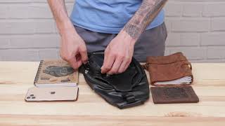 Сумка кросс боди с эмблемой из кожзама 20568 Vintage черная