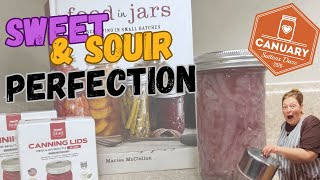 Steam Canning Sweet & Sour Pickled Red Onions | Store-Bought Flavor Dupe?! #canuary