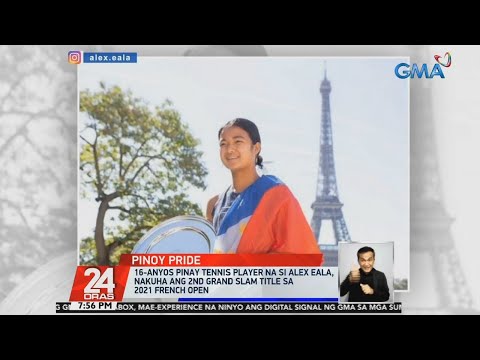 Alex Eala scoops second juniors Grand Slam title in 2021 French Open | 24 Oras