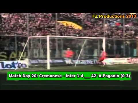Serie A 1993-1994, day 20 Cremonese - Inter 1-4 (A.Paganin goal)