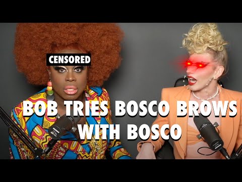 Bob Tries Bosco Eyebrows with Bosco