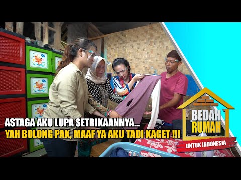 Aduh!!! Bintang Tamu Lupa Kalau Lagi Nyetrika Pakaian, Jadi Bolong deh Bajunya... | BEDAH RUMAH