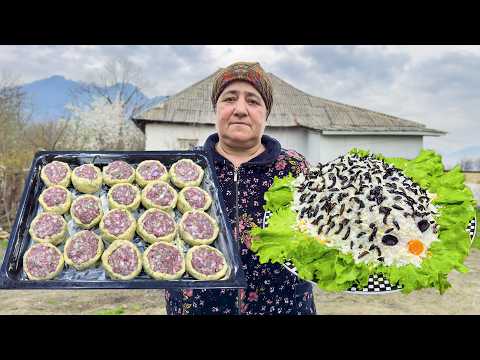 Peaceful Rural Simple Village Life - Grandma Cooking Traditional Recipes