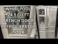 Whirlpool Refrigerator Tour 24.5 cu. ft. 4 Door French Door W/ Ice & Water Dispenser