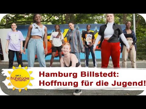 Hip-Hop Academy im Promblemviertel Billstedt: neue Chance für Jugendliche! SAT.1 Frühstücksfernsehen