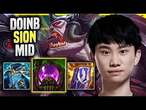 DOINB IS A MONSTER WITH SION MID! - LNG DoinB Plays Sion MID vs Corki! | Preseason 2022