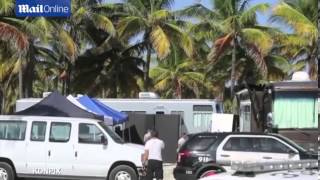 Scenes as ambulance called for Rita Ora at photo shoot in Miami video