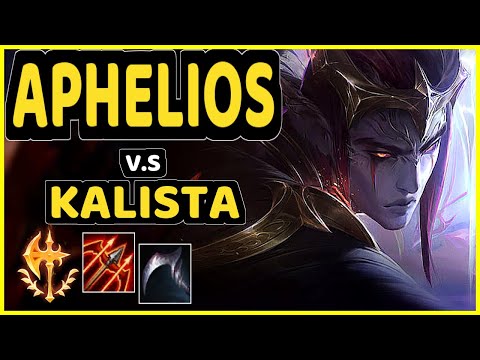 KRAMER (APHELIOS) vs KALISTA - BOTTOM ADC GAMEPLAY - KR Ranked GRANDMASTER