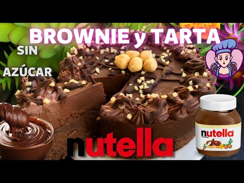 😍 Brownie con Tarta de Nutella Sin Azúcar | Little Fit By Marypaz