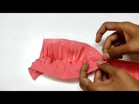Making flower bunches using shopping carry bag | best out of waste idea | Prathyusha'skrafyart